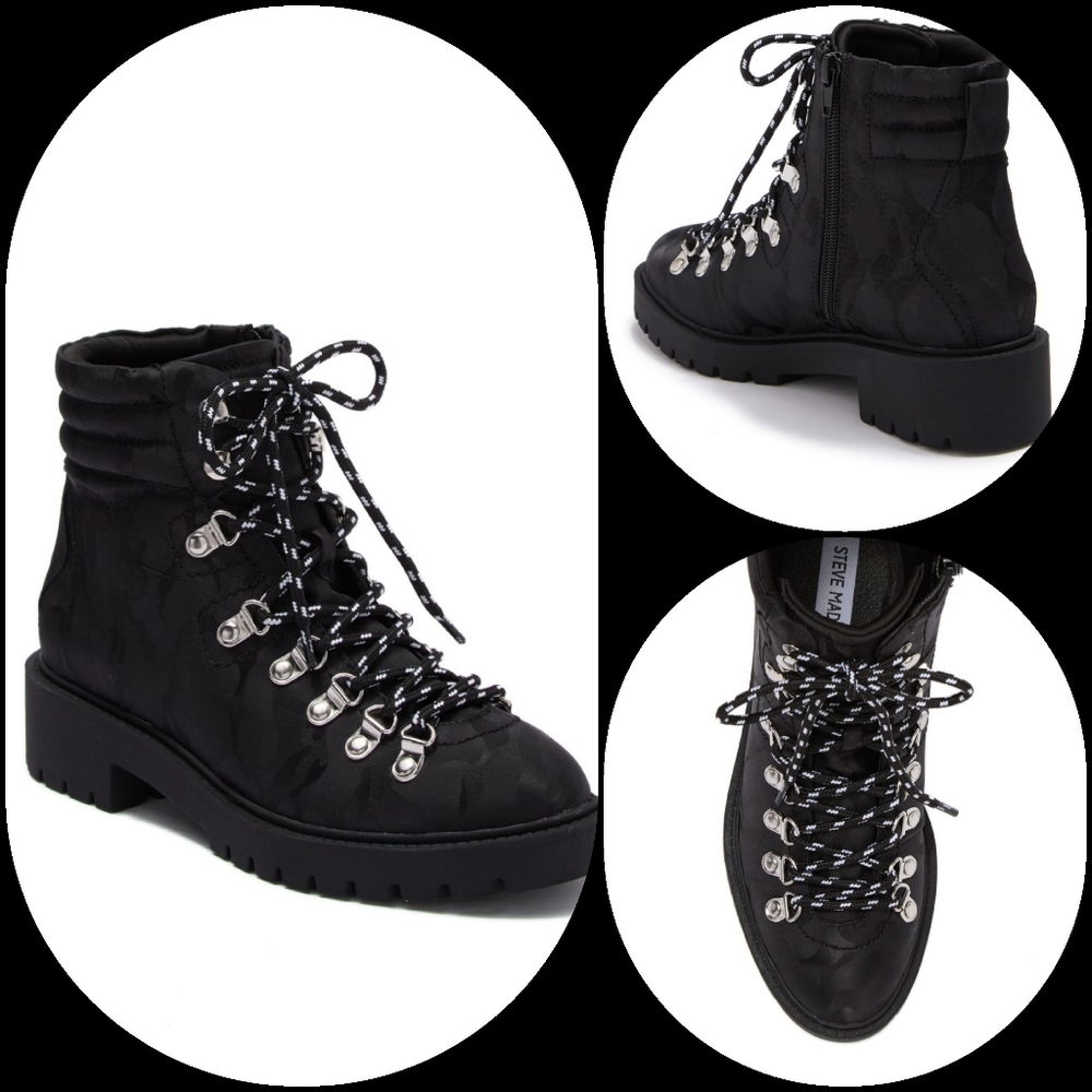Steve Madden Geiger lace up combat boot